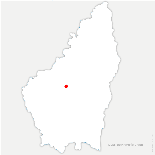carte de localisation de Labastide-sur-Bésorgues