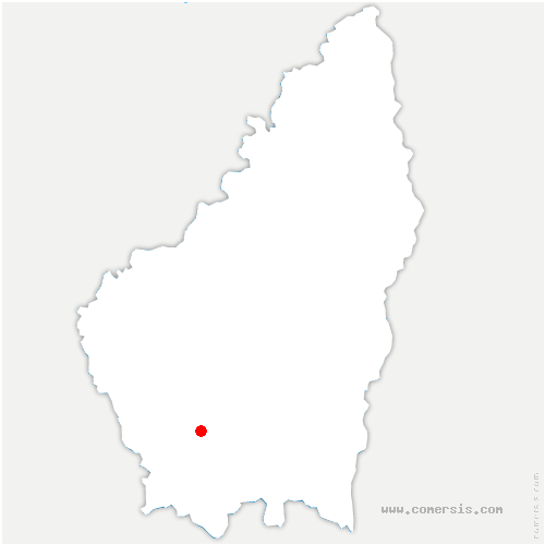 carte de localisation de Lablachère