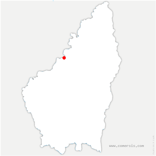 carte de localisation de Lachapelle-sous-Chanéac