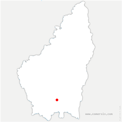 carte de localisation de Lagorce