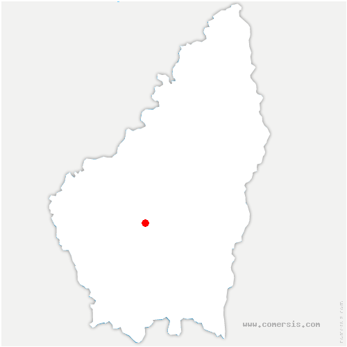 carte de localisation de Lalevade-d'Ardèche