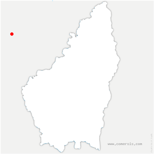 carte de localisation de Lapalud
