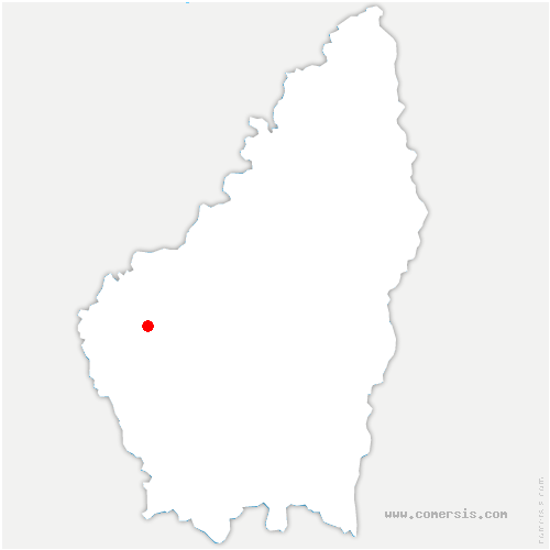 carte de localisation de la Laupie