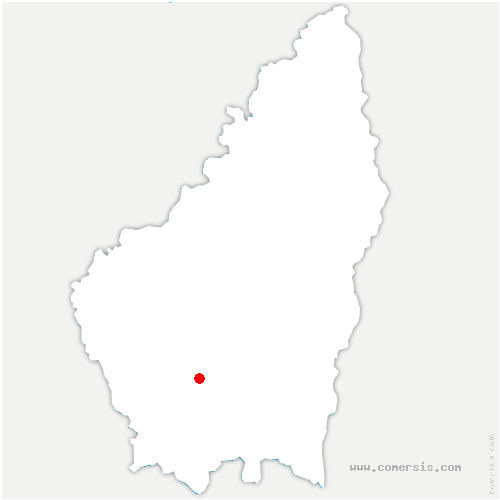 carte de localisation de Laurac-en-Vivarais