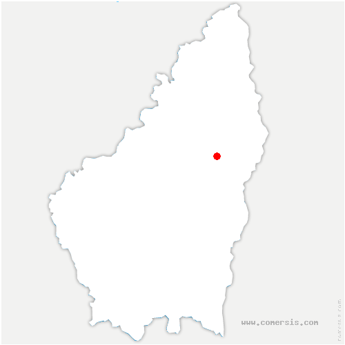carte de localisation de Laval-d'Aix