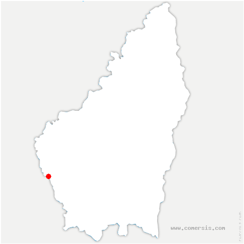 carte de localisation de Laval-d'Aurelle