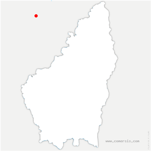 carte de localisation de Laveyron