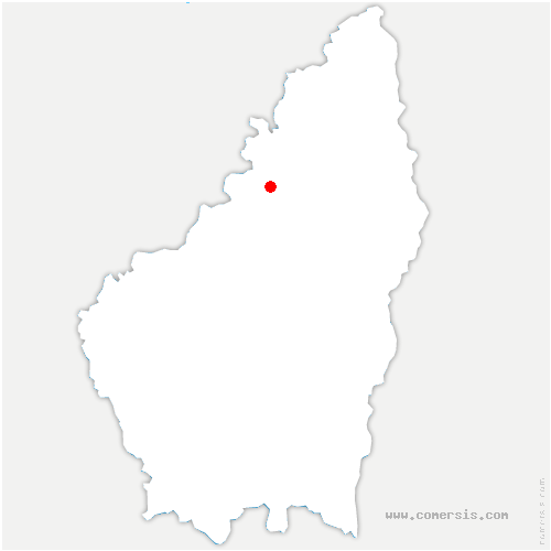 carte de localisation de Léoncel