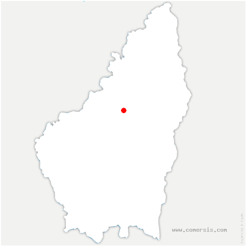 carte de localisation de Lissac