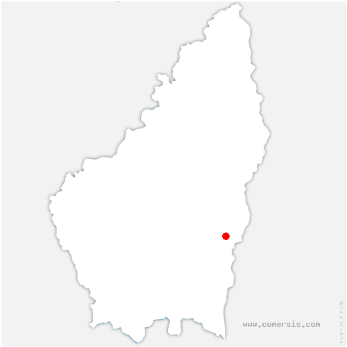 carte de localisation de Meysse