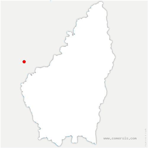carte de localisation de Moissieu-sur-Dolon