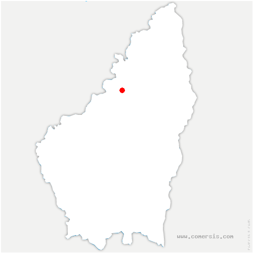 carte de localisation de Monlet