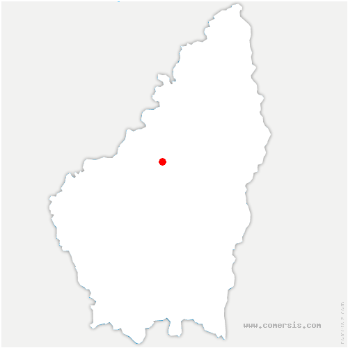 carte de localisation de Montclar-sur-Gervanne