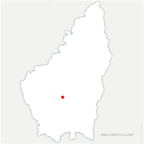 carte de localisation de Montjoux