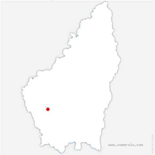 carte de localisation de Montjoyer