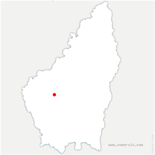 carte de localisation de Montpezat-sous-Bauzon