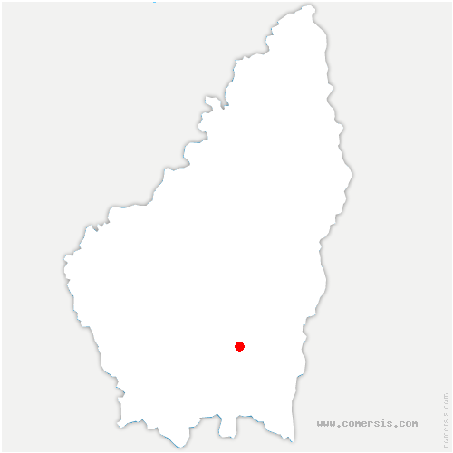 carte de localisation de Montréal-les-Sources