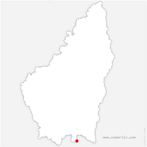 carte de localisation d'Orgnac-l'Aven
