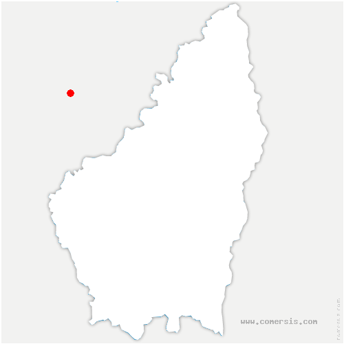 carte de localisation d'Oytier-Saint-Oblas