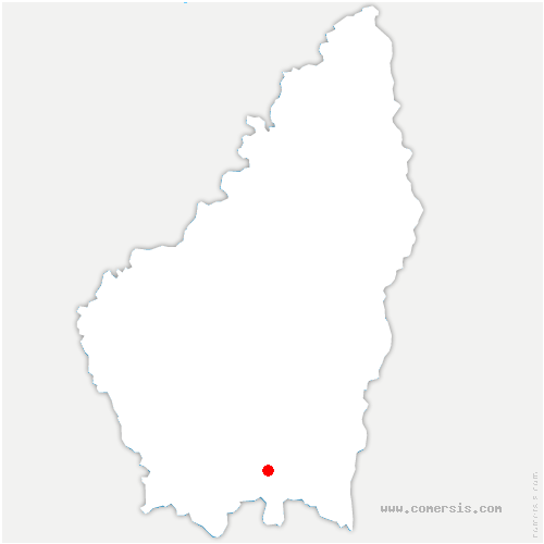 carte de localisation de Pierrelongue