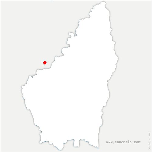carte de localisation de Porte des Bonnevaux 