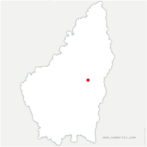 carte de localisation de Pranles