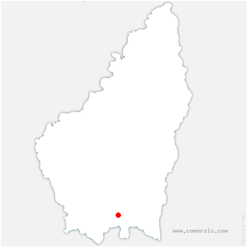 carte de localisation de Propiac