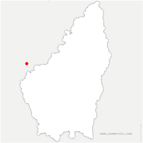carte de localisation de Revel-Tourdan