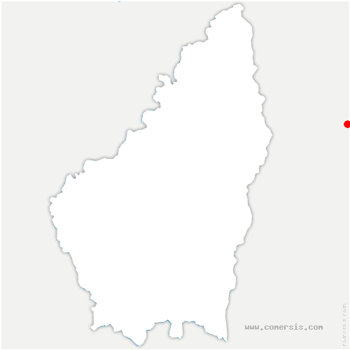 carte de localisation de Riotord