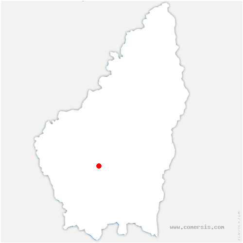 carte de localisation de Roche-Saint-Secret-Béconne