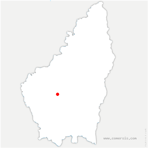 carte de localisation de Rochebaudin