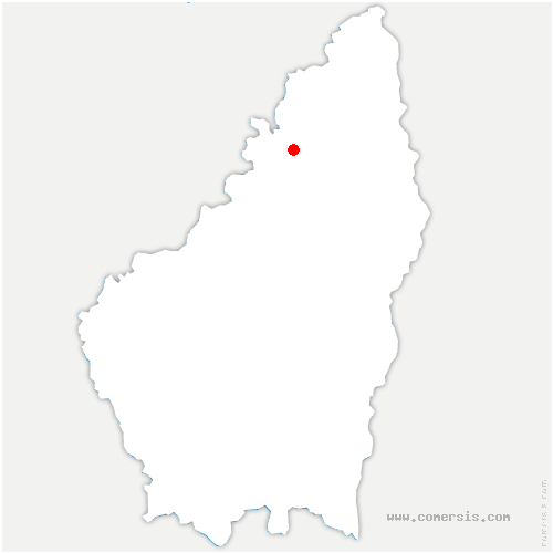 carte de localisation de Rochepaule
