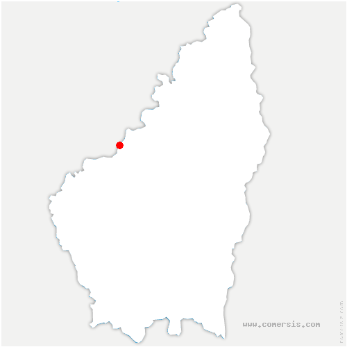 carte de localisation de Rochette