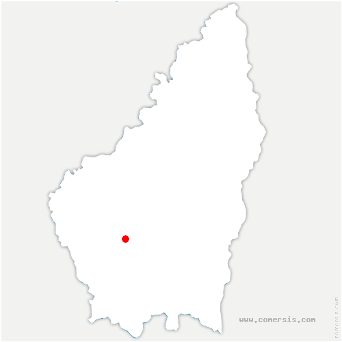 carte de localisation de Rocles