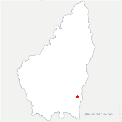carte de localisation de Roussieux