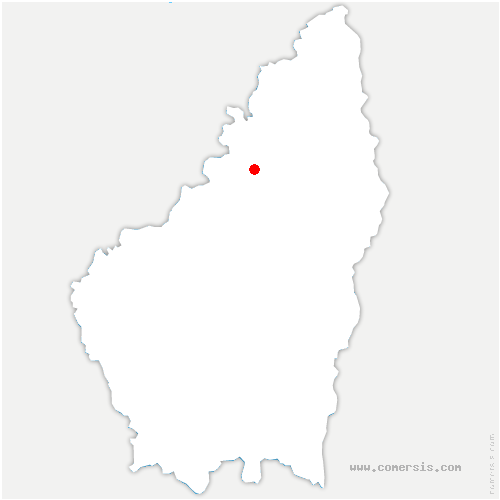 carte de localisation de Saint-Agrève