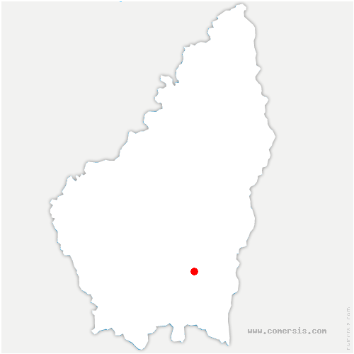 carte de localisation de Saint-Andéol-de-Berg