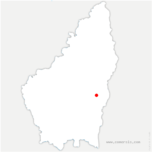 carte de localisation de Saint-Bauzile