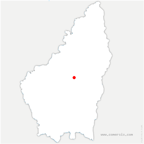 carte de localisation de Saint-Benoit-en-Diois
