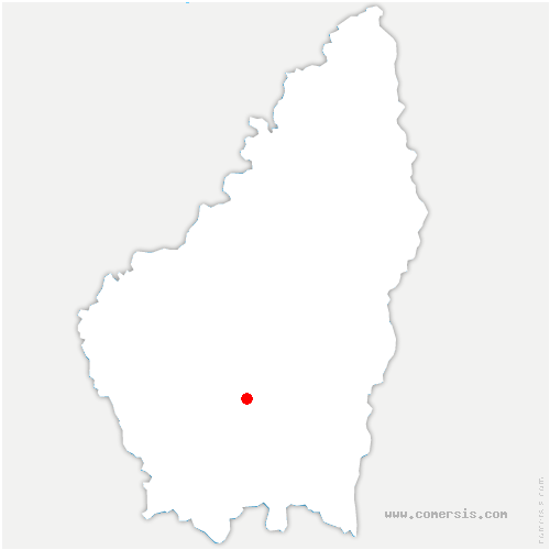 carte de localisation de Saint-Christophe-d'Allier