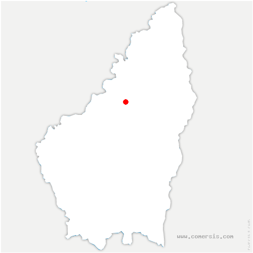 carte de localisation de Saint-Cierge-sous-le-Cheylard