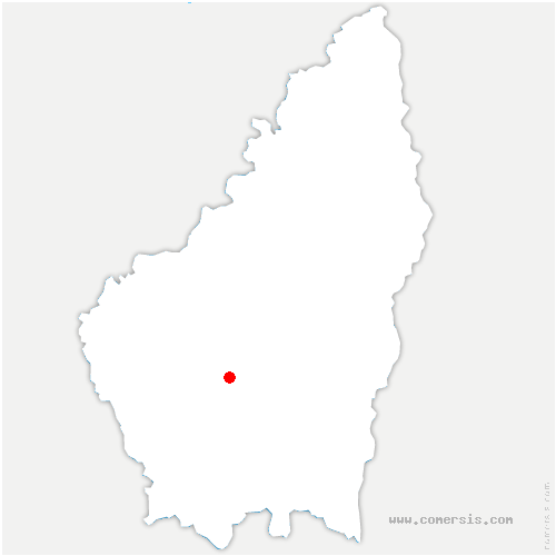 carte de localisation de Saint-Cirgues-de-Prades