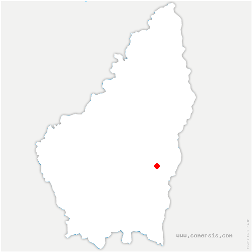 carte de localisation de Saint-Dizier-en-Diois