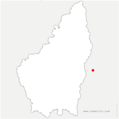 carte de localisation de Saint-Front