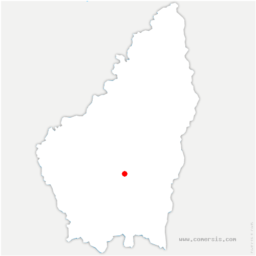 carte de localisation de Saint-Jean-Lachalm
