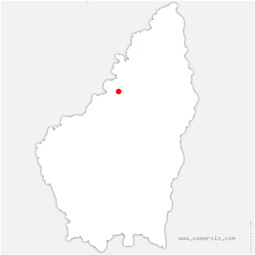 carte de localisation de Saint-Julien-Boutières