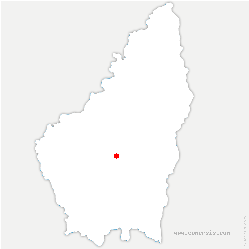 carte de localisation de Saint-Julien-du-Serre