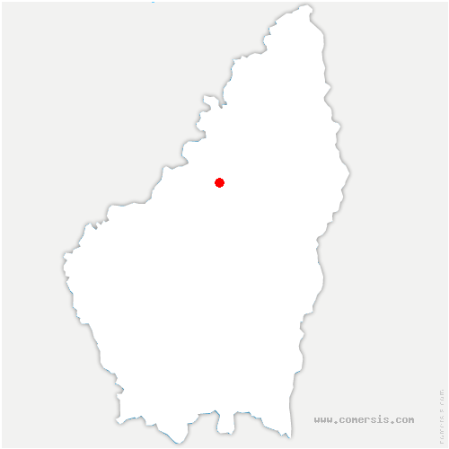 carte de localisation de Saint-Julien-en-Quint