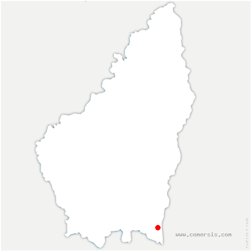 carte de localisation de Saint-Marcel-d'Ardèche