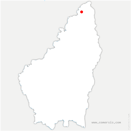 carte de localisation de Saint-Marcel-lès-Annonay